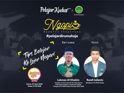 Ungkap Tips Belajar Ke Luar Negeri, IPNU Kudus Ajak 'Ngopi' Via Instagram Malam Ini