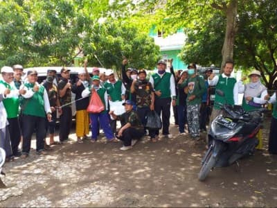 Bantu Buruh Terdampak Covid-19, Dua MWCNU di Jember Gelar Aksi Sosial
