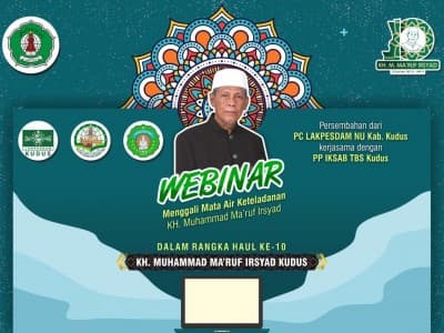 Lakpesdam NU Kudus Persembahkan Webinar untuk Haul KH Ma’ruf Irsyad