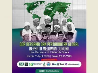 Tata Cara Live Doa Bersama dan Pertaubatan Global Lawan Corona