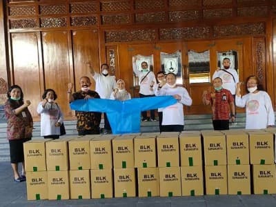 Dukung Tenaga Medis Tangani Covid-19, BLK Surakarta Bagikan APD
