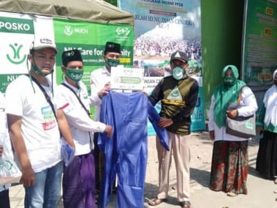 Alat Pelindung Diri dari LAZISNU Jadi Harapan Warga Kediri