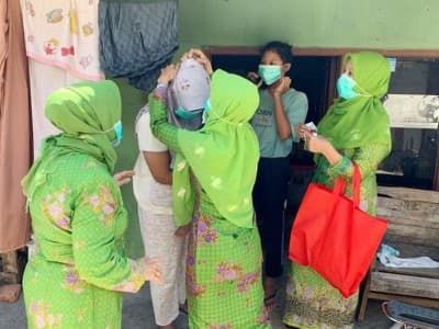 PC Muslimat NU Semarang Dukung Kadernya Aktif di Kegiatan Sosial