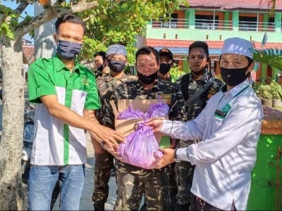 Banjir Melanda, Ansor Balangan Gerak Cepat Salurkan Bantuan 
