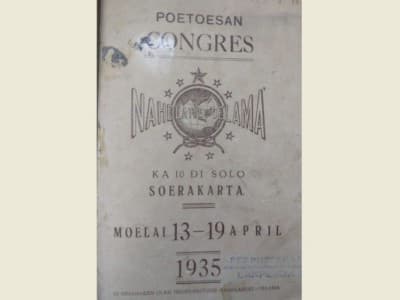 Muktamar Ke-10 NU (1): Muktamar di Solo Ditopang Tiga Cabang