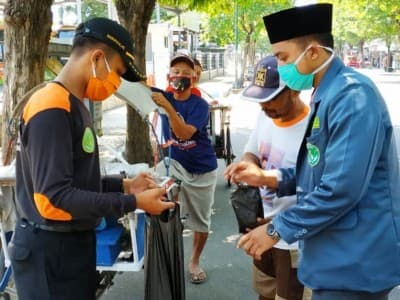 Di Tulungagung, Pekerja Jalanan sebagai Ujung Tombak Cegah Covid-19