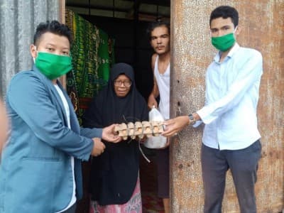 Nahdliyin Deli Serdang Manfaatkan Koin NU untuk Salurkan Bantuan Sembako