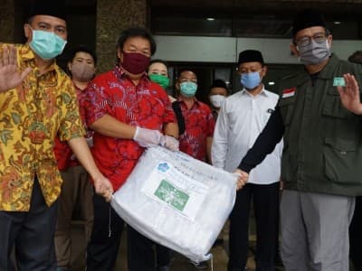 PBNU Terima Bantuan untuk Satgas NU Peduli Covid-19
