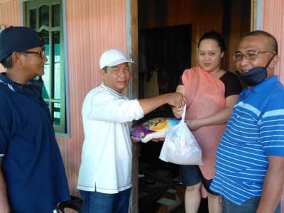 'Urunan' Cara PCNU Palangkaraya Bersedekah ke Terdampak Covid-19