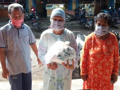 Jaga Kepercayaan, Aktivis NU Ambulu Jember Urunan Biaya Operasional Sembako