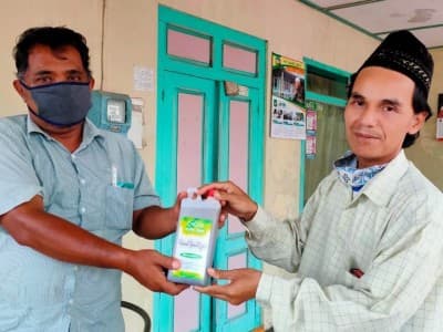 Bantu Cegah Covid-19, NU Boyolali Gelar Bakti Sosial