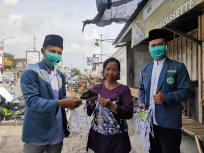 IPNU-IPPNU Jombang Gencarkan Gerakan 'Satu Kader Satu Masker'