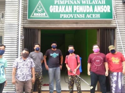 Ringankan Beban Imbas Corona, Ansor Aceh Bagikan Kebutuhan Pokok