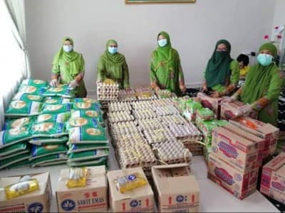 Darurat Karantina Covid-19, Muslimat NU Salurkan Bantuan ke WNI di Malaysia
