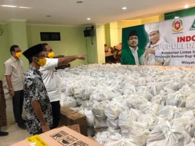 Ribuan Sembako Disalurkan oleh Gerakan Indonesia Peduli dan Bersatu di Jabodetabek