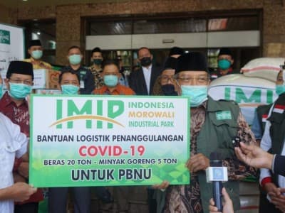 PBNU Dipercaya Salurkan Sembako kepada Warga