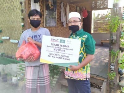 Banyak Karyawan Dirumahkan, PCINU Hong Kong Salurkan Bantuan