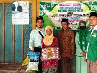 BMTNU Proppo Salurkan Bantuan untuk Warga Terdampak Covid-19