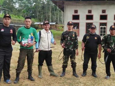 Cegah Penyebaran Covid 19, Ansor Dharmasraya Sumbangkan Masker 
