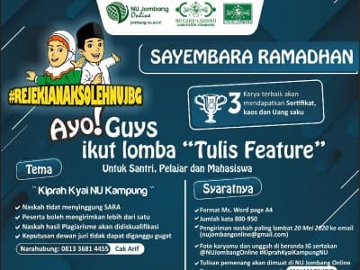 Menguak Kisah Inspiratif Kiai NU Kampung di Jombang Lewat Lomba Menulis