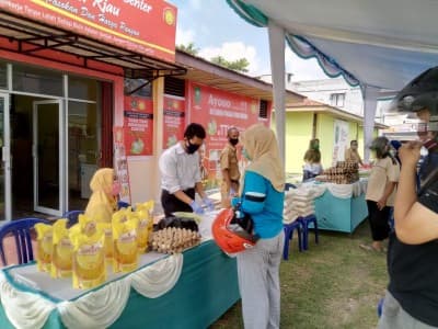 Penuhi Kebutuhan Selama Ramadhan, Pasar Tani Hadir di Riau dan Kalten