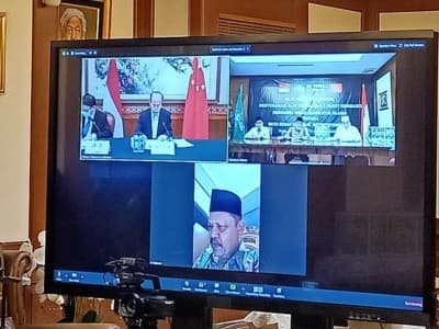 Dubes Tiongkok dan PBNU Buka Puasa Bersama secara Online