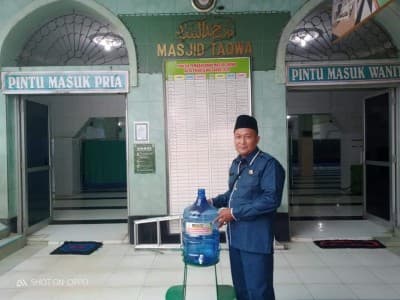 NU Peduli Distribusikan Alat Cuci Tangan untuk Masjid di Pringsewu