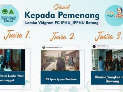 Peringati Hari Kartini, IPNU-IPPNU Batang Umumkan Pemenang Lomba Vidgram