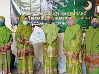 Muslimat NU Jepara: Bantuan Sembako Sangat Ditunggu Warga