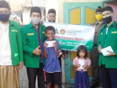 Jelang Lebaran Ansor Jepara Santuni Anak Yatim dan Dhuafa