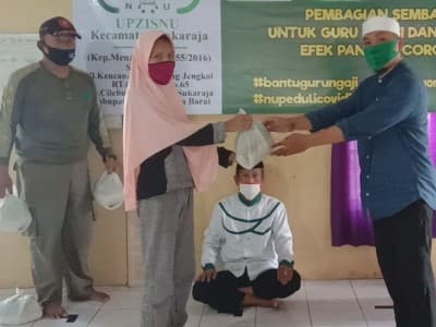 NU Sukaraja Bogor Isi Nuzulul Qur'an dengan Santunan Dhuafa