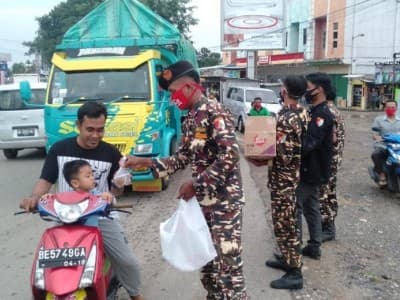 Inilah Kebersamaan NU Lampung Tengah dalam Tanggulangi Dampak Covid-19
