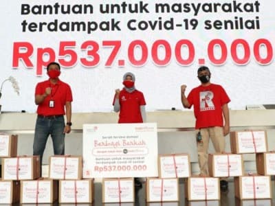 IndiHome Serahkan 3 Ribu Sembako untuk Terdampak Covid-19