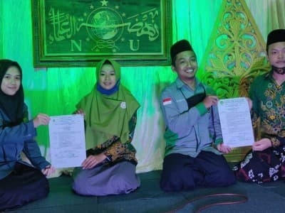 Taati Anjuran Pemerintah, IPNU Magelang Lantik Pimpinan Ranting secara Daring