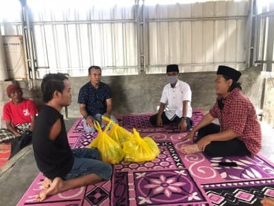 Bantu Kaum Disabilitas, Satgas Covid-19 NU NTB Gandeng Pemdes di Lotim 