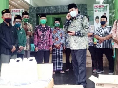 Gugas Covid-19 NU Sidoarjo Segera Salurkan 35 Ribu Masker