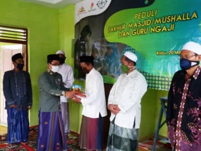 Ratusan Guru Ngaji dan Takmir Terima Bantuan dari LAZISNU Sumenep