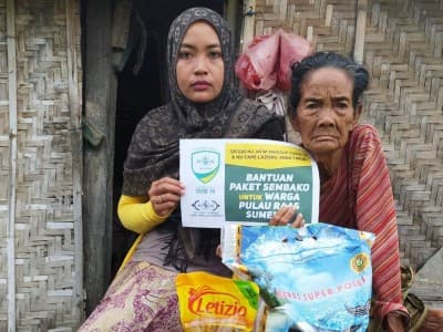 Sejuta Paket Sembako NU Jatim Jangkau Kawasan Kepulauan Sumenep