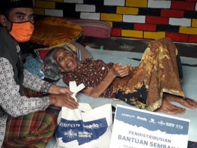 Doa Warga Lombok untuk Didi Kempot saat Terima Bantuan Hasil Konser Amal