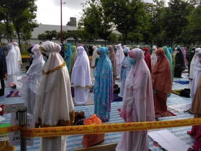 Saat Perayaan Idul Fitri Muslim Indonesia di Inggris, Malaysia, dan Taiwan