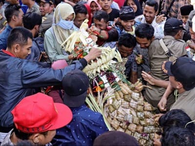 Mengenang 'Bulusan', Tradisi Lebaran Ketupat di Kudus