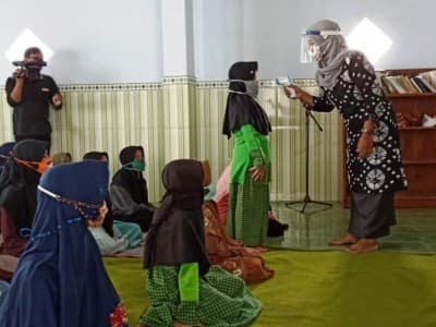 Satgas Tanggap Covid-19 NU Blitar Lakukan Pemantauan di Pesantren