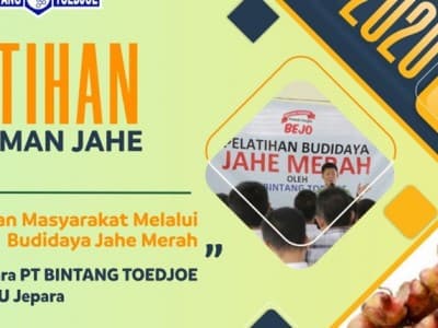 Gandeng Perusahaan Jamu, LAZISNU Jepara Gelar Pelatihan Penanaman Jahe Merah