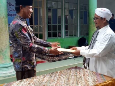 Pesantren Mambaul Khairat Ketapang Kalbar Kenalkan Protokol Kesehatan
