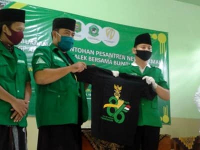 Ansor Trenggalek Fasilitasi Pembukaan Pelatihan Pesantren New Normal
