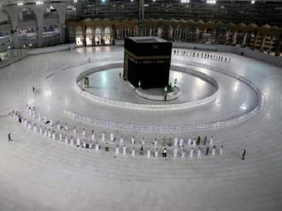 Bagaimana Saudi Menyiasati Jaga Jarak Fisik Antar-Jamaah Haji?