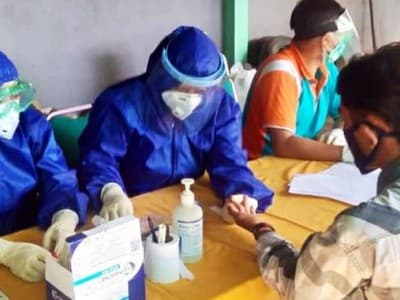 NU Pati Fasilitasi Rapid Test Gratis untuk Puluhan Santri Lirboyo