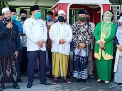 NU Kabupaten Mojokerto Dukung Pemberangkatan Massal Santri Lirboyo
