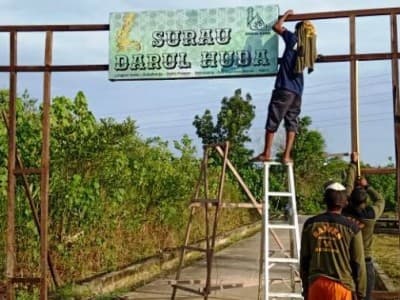 Banser Ketapang Kalbar Turun Gunung Perbaiki Sejumlah Mushala
