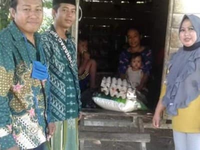 Dengan Program LAZISNU Peduli, NU Melawi Kalbar Beri Perhatian Dluafa